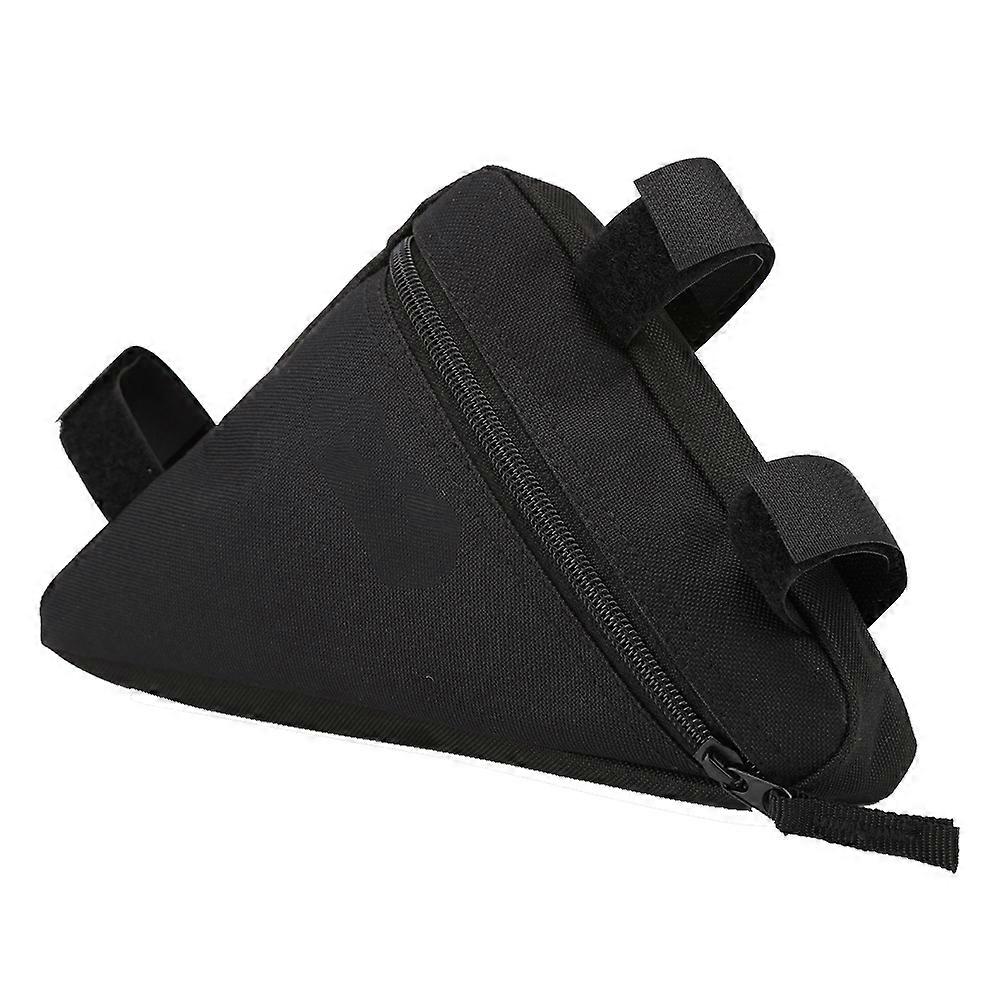 Quick Release Black Triangle Bike Bag 20x18.5x4 cm, Large Capacity