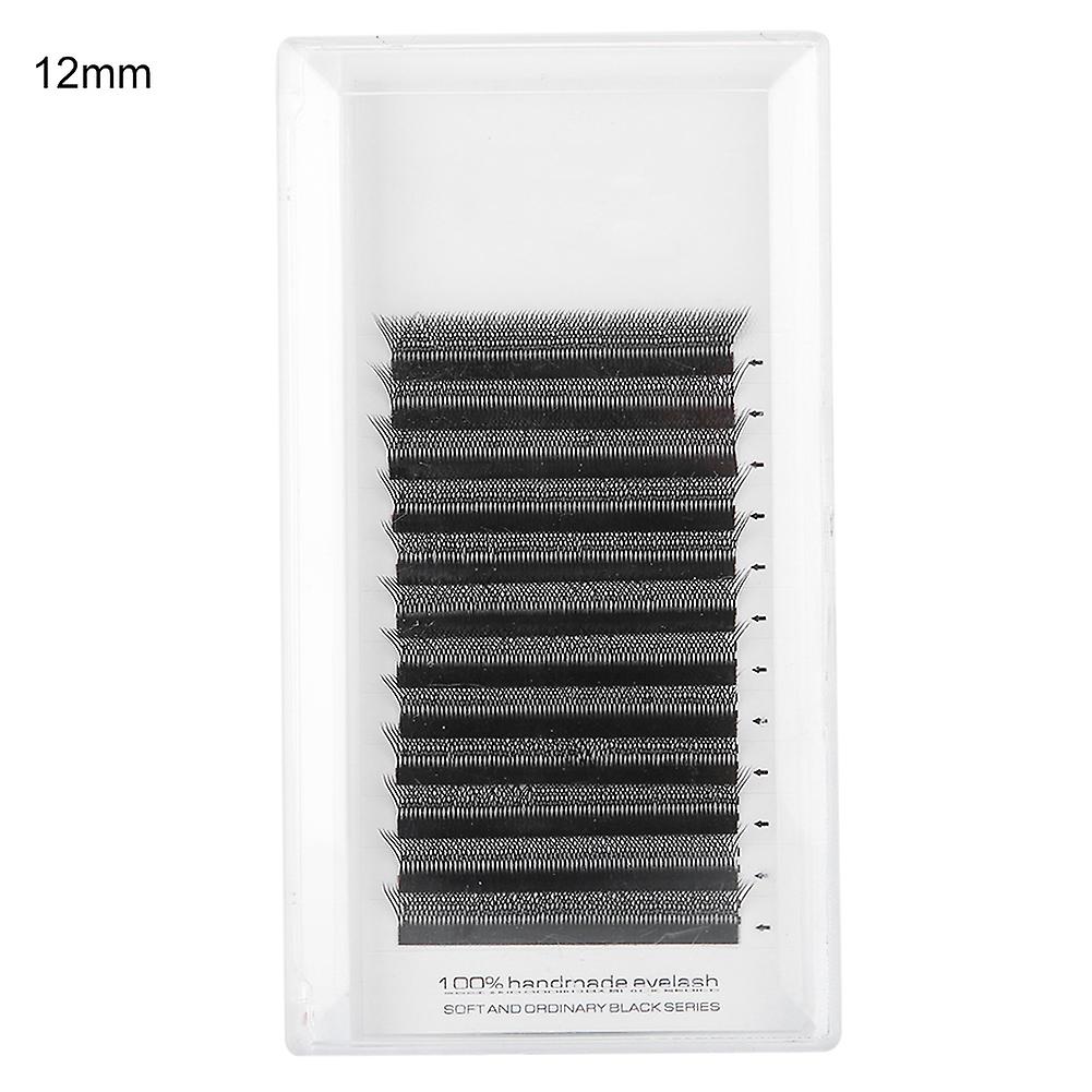 0.07mm W-shaped false eyelashes Eyelash extension grafting false eyelashes (C-curve)(12mm)