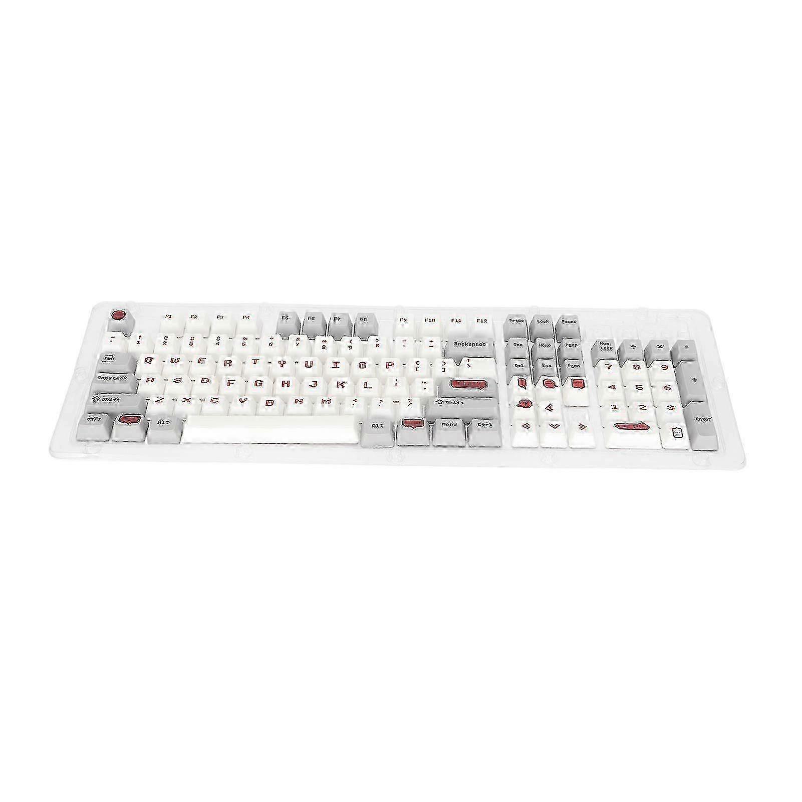 Keyboard Keycaps 108 Keys OEM Height PBT Theme Excellent Typing Feel Computer Accessories