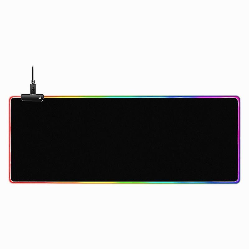 LED illuminated mouse pad RGB gaming office pad