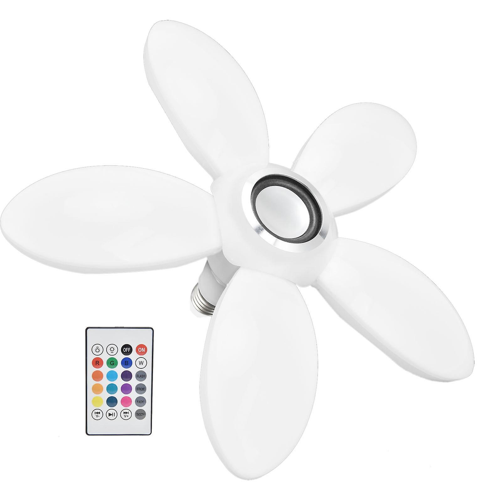 5Leaf Garage Light 17 Light Colors High Temperature Resistance LED Lamp Beads Deformation Music Lamp 85‑265V