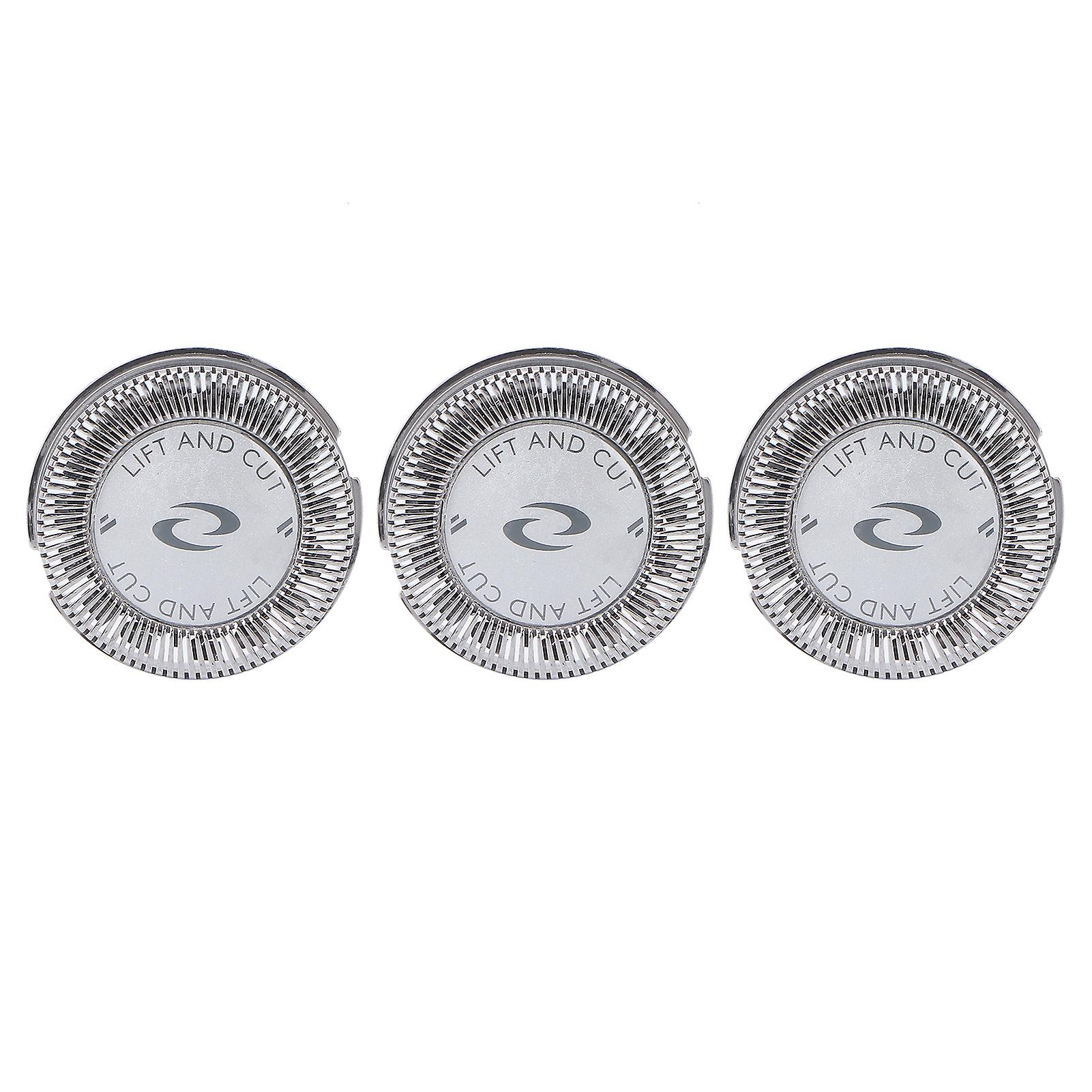 Pack of 3 electric razor replacement heads, compatible with HQ3 razor blades