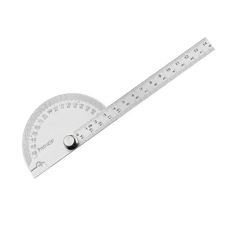 Protractor Angle Ruler Dividing Gauge Angle Ruler 180 Degree Semi Circular Carpenter Angle Ruler 14cm 1PC