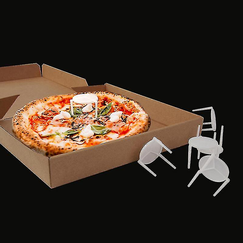 100pcs Pizza Saver Stand White Plastic Tripod Stack Fixing Rack Baking Tool