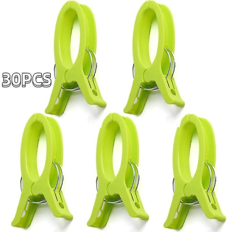 30 PZ Mollette di plastica Telo Mare Clip Plastica Trapunta Clip per Lavanderia Lettini