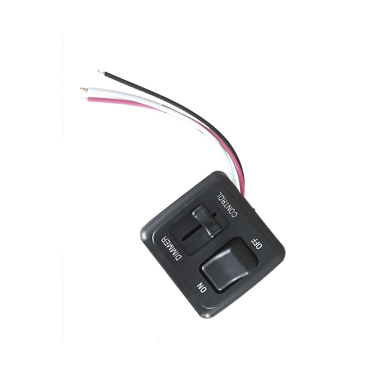 12 Volt Dc Dimmer Switch For Led Halogen Incandescent - Rv Auto Truck Marine And Strip Lighti