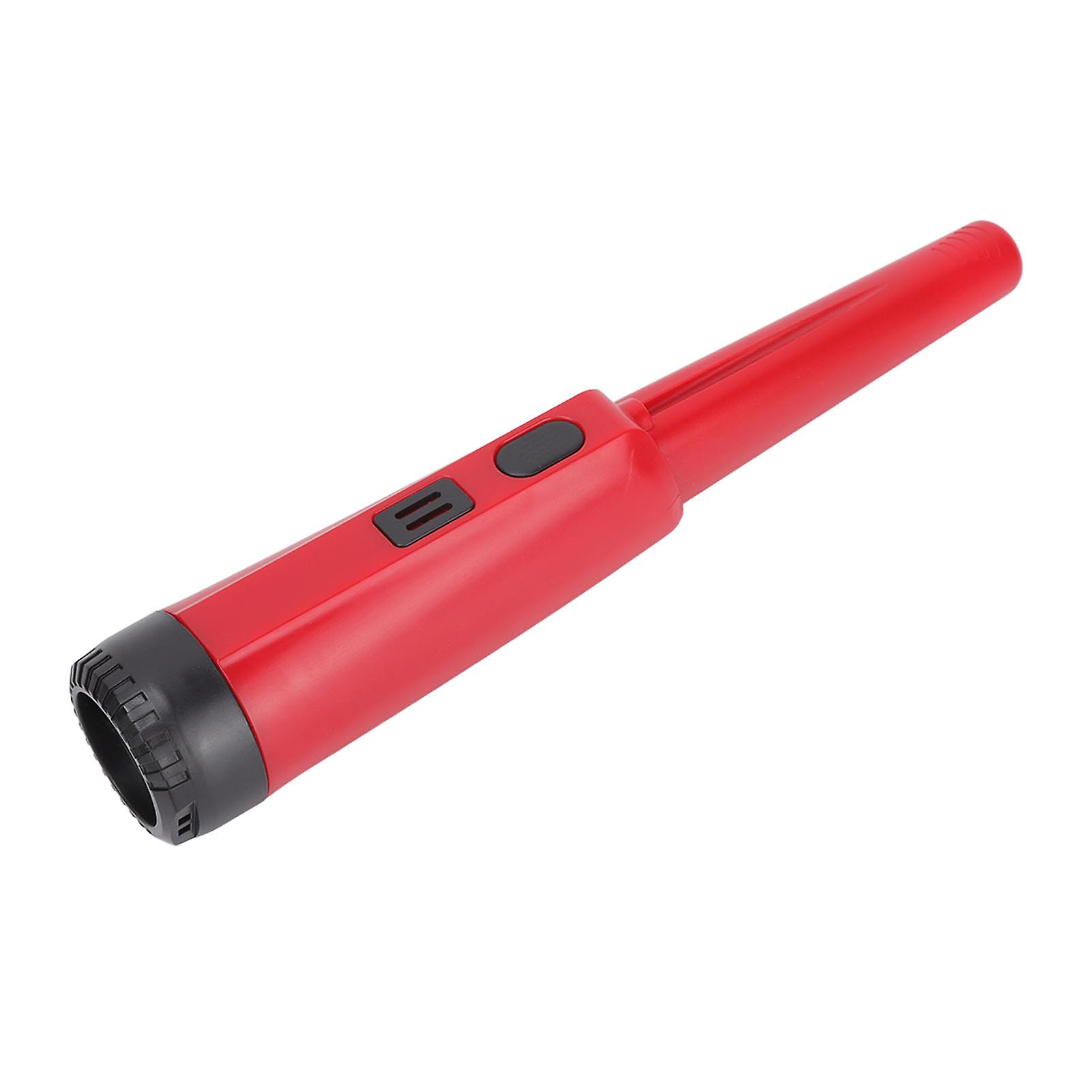 Portable Handheld Metal Detector Children Close Scanning Metal Detector Positioning Rod Red