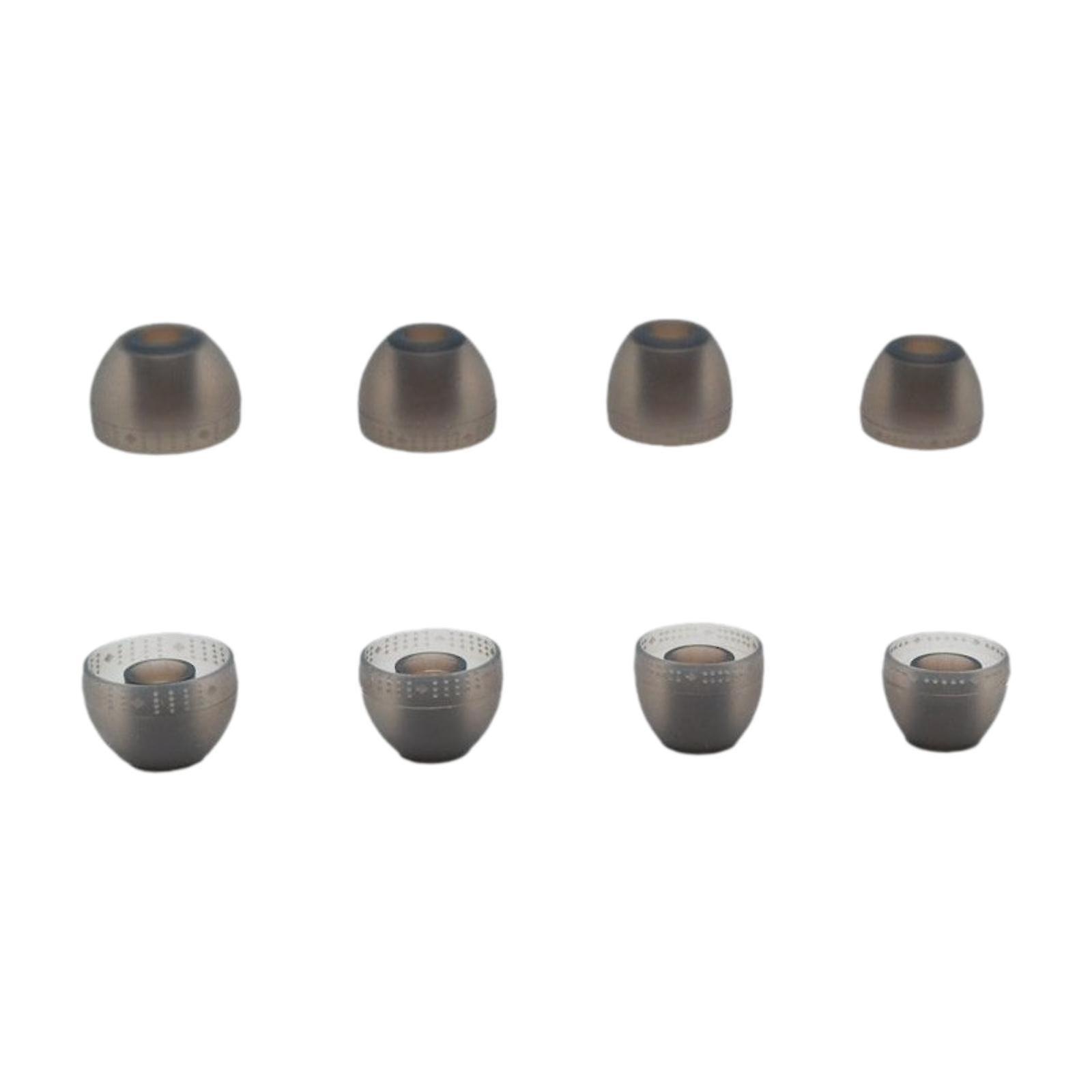 4 Pairs Earbud Tips Soft Silicone XS/S/M/L for in Ear Headphones Comfortable