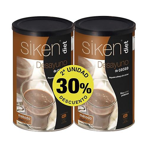 Double cocoa breakfast 2nd unit -30% 2 units of 400g