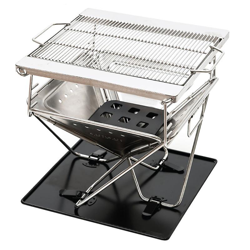 Redkid Barbecue extérieur Trépied Barbecue Grill Acier inoxydable Hanging Pot Stand Portable Picnic