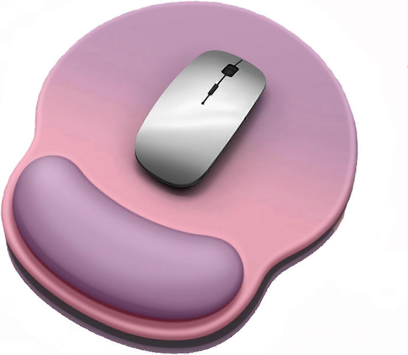 Mouse Mat, Mouse Pads with Wrist Support, Non-slip Rubber Base,Milk Silk Fabric with comfortable, Ergonomic