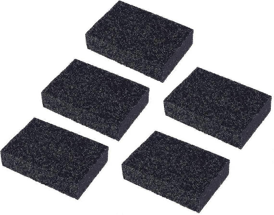 5pcs Emery Sponge Wipe Descaling Magic Cleaning Sponge Decontamination Sponge Wipe