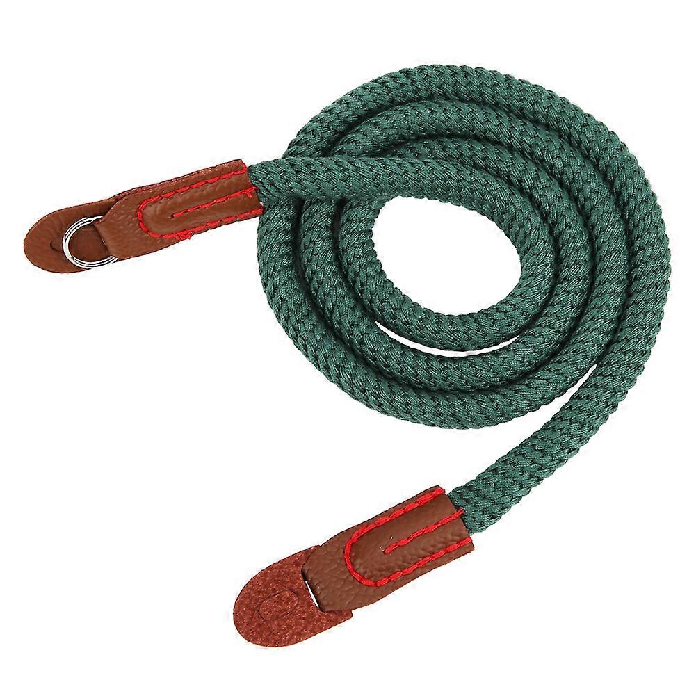 High Quality Soft Comfortable Pure Cotton Ergonomic Universal Mirrorless Camera Neck Shoulder Strapgreen