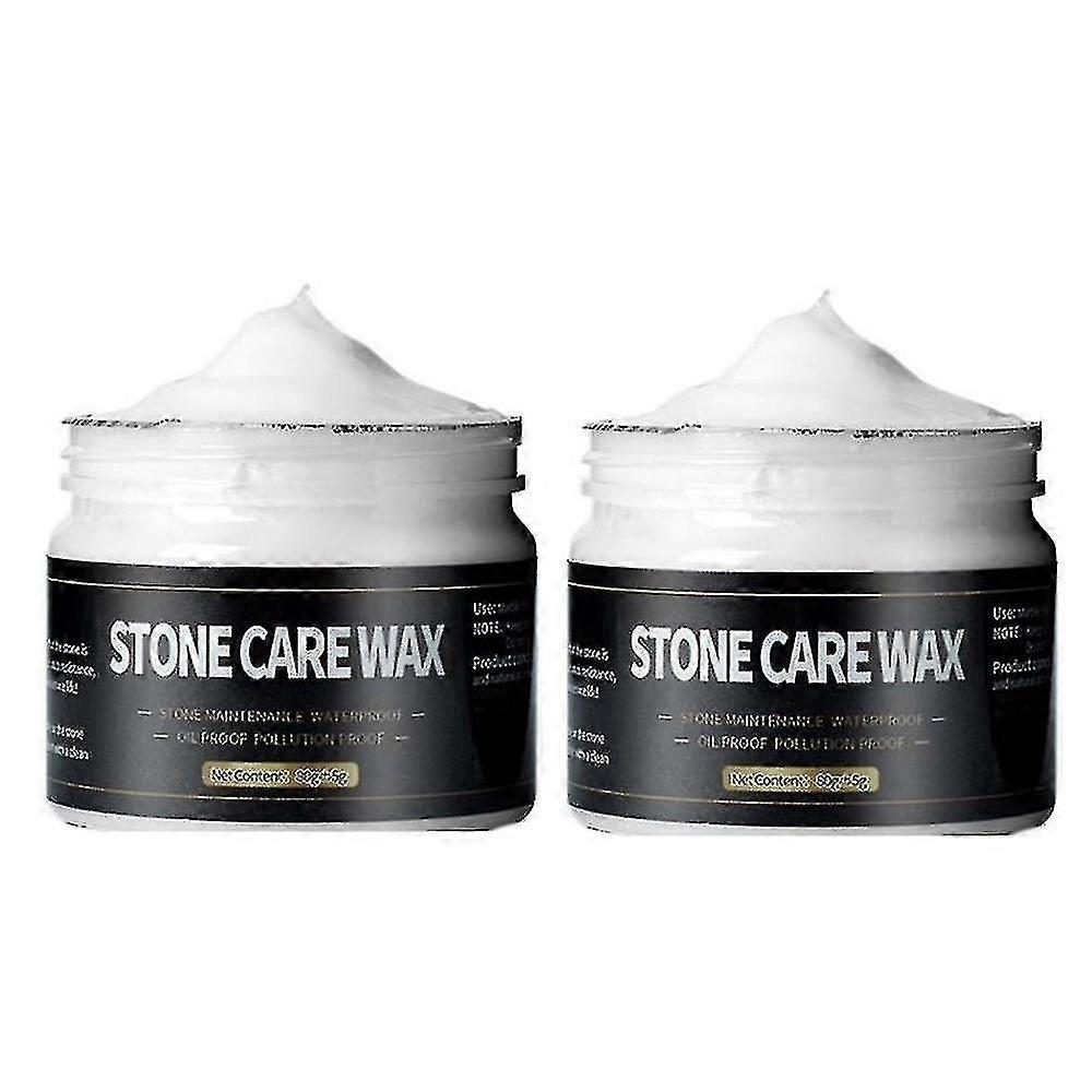 2PCS 85g 手動ナチュラルポリッシングケアワックス、石材用家具 & タイル