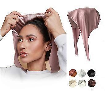 Verstellbarer muslimischer Unterschal aus Satin, mit Satin gefütterte modale Innenunterkappen schützen das Haar, doppellagige Innenkappe für Hijab für Frauen