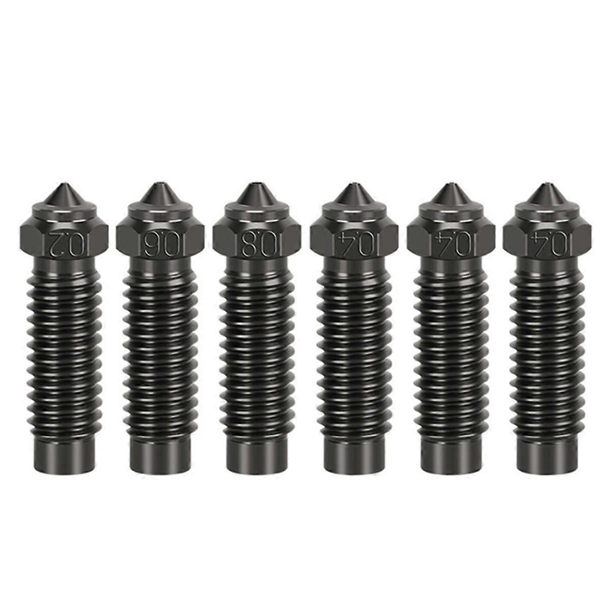 3D Printer Extruder Hotend Nozzles Kit Hardened Steel Nozzles,High Temperature for Neptune 4 Plus/4 Max