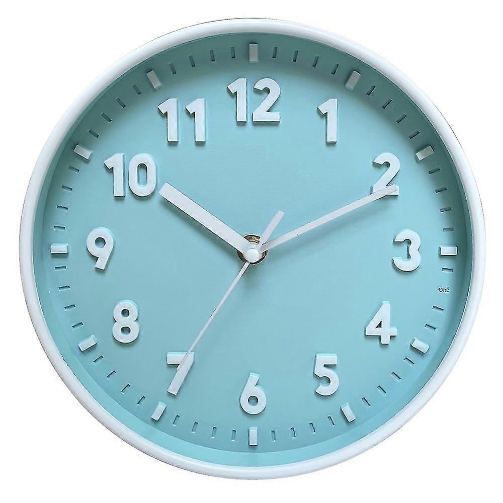 1pcs Clock Silent Silent Round Clock 8 Inch Operated Clock