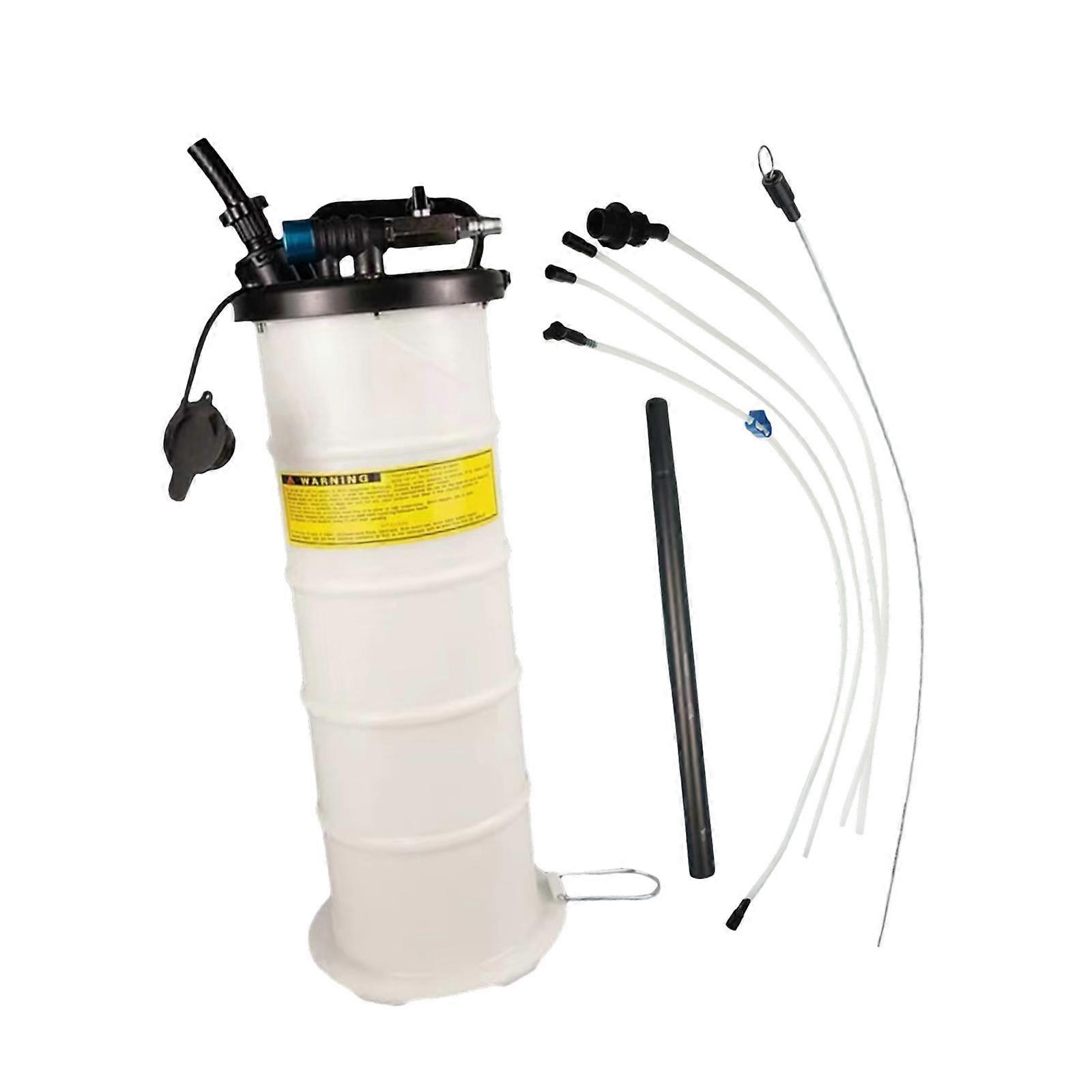 Pneumatic/Manual Fluid Extractor Easy Use Fluid Change Tool for Coolant 6.5L