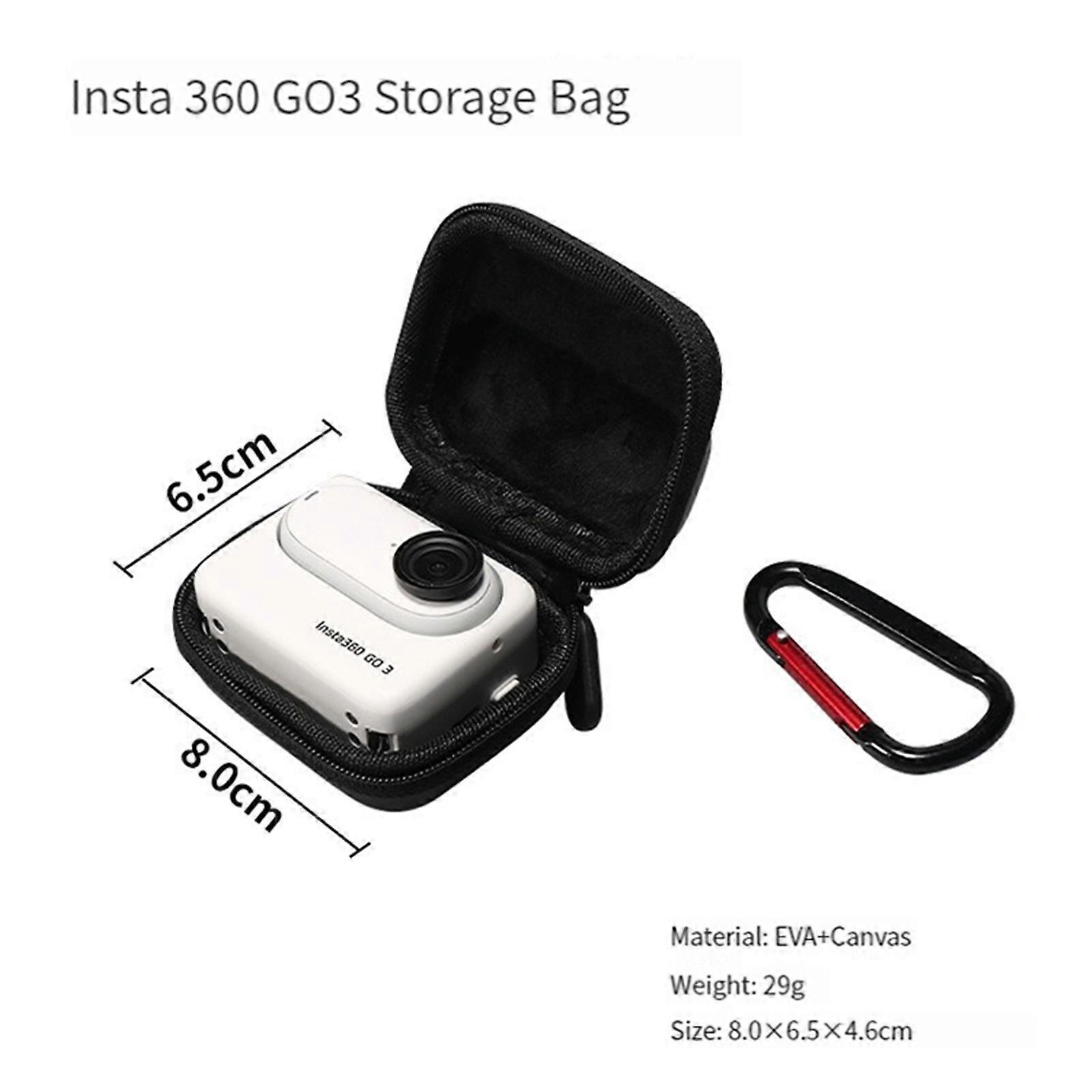 Mini Storage Bag Sports Camera Protection Accessories for Insta360 GO3 Camera