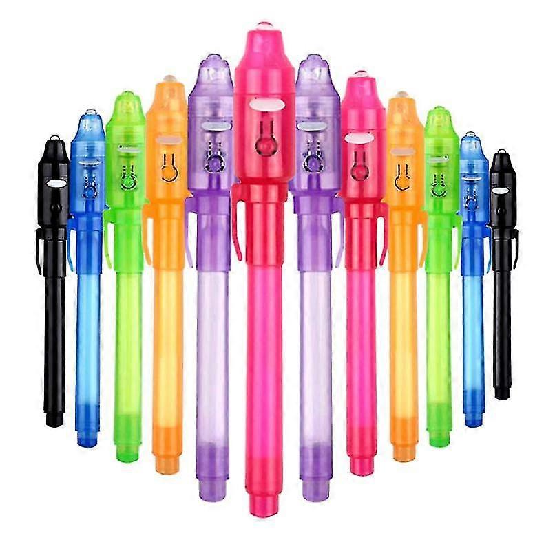 8db láthatatlan tinta toll UV light magic markerrel