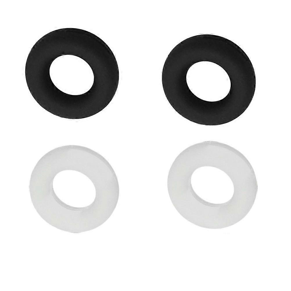 10 Pairs of Silicone Eyeglasses Temple Tips Sleeve Retainer Anti-Slip Round Comfort Glasses Retainers For Glasses (Semitransparent)