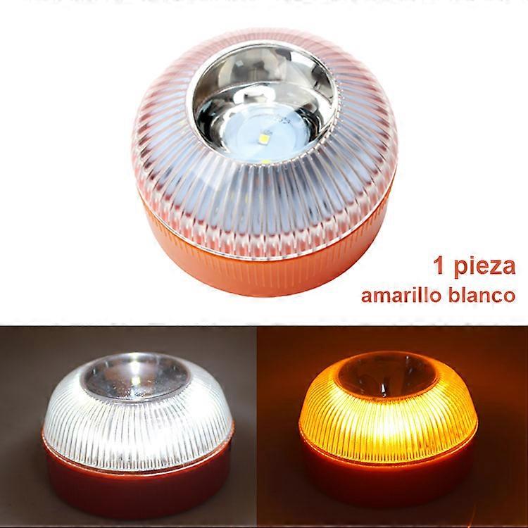 Car Emergency Light V16 LED Flashlight Strobe Light Road Accident Lamp Replaceable Battery Waterproof Warning Light Repair Light