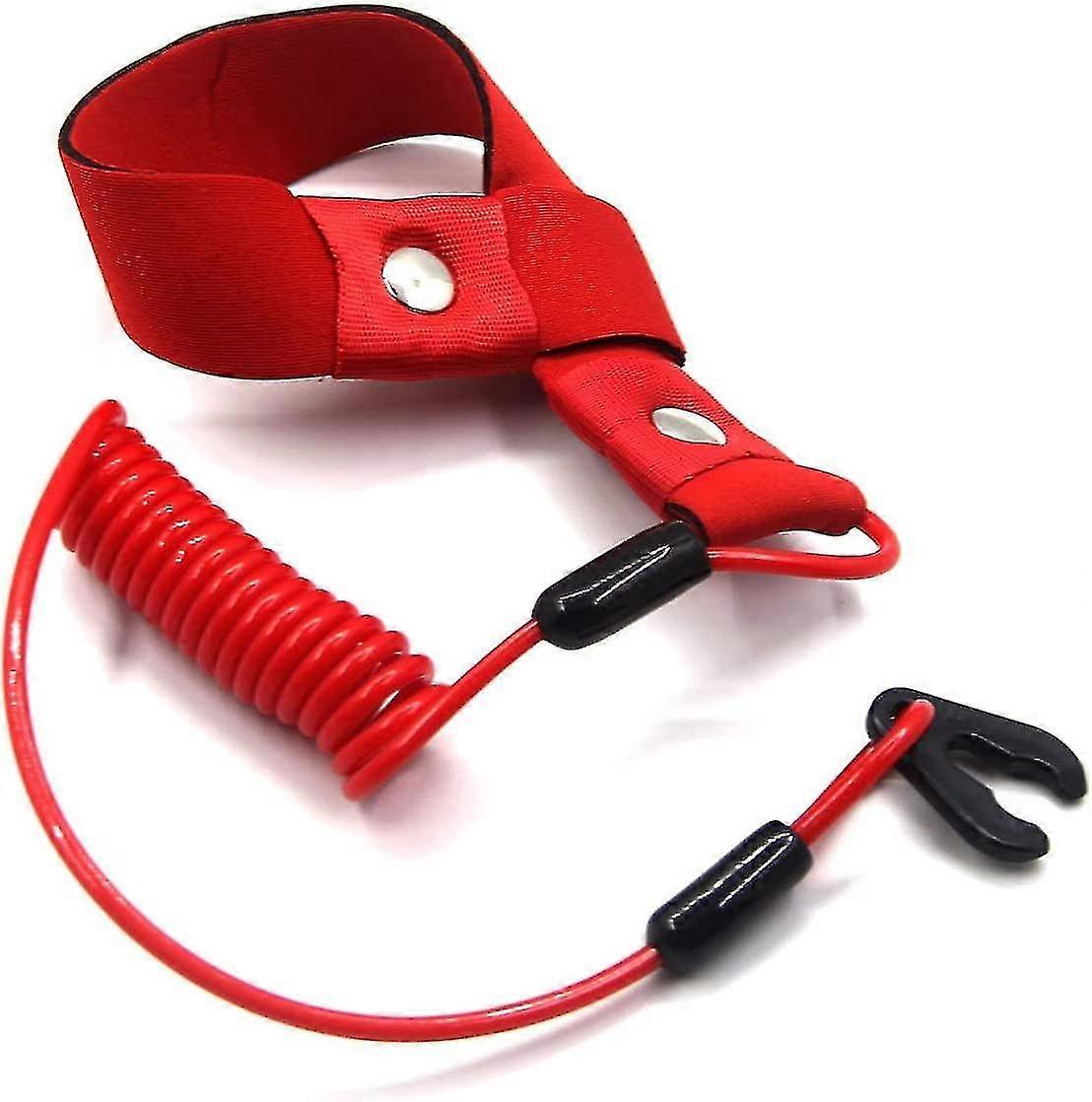 Stop Kill Safety Lanyard Emergency Tether Cord With Wrist Strap For Ew2-68348-00-00 All Yamaha Jet Ski Waverunner Waveventure Waveraider Wavejammer Wa