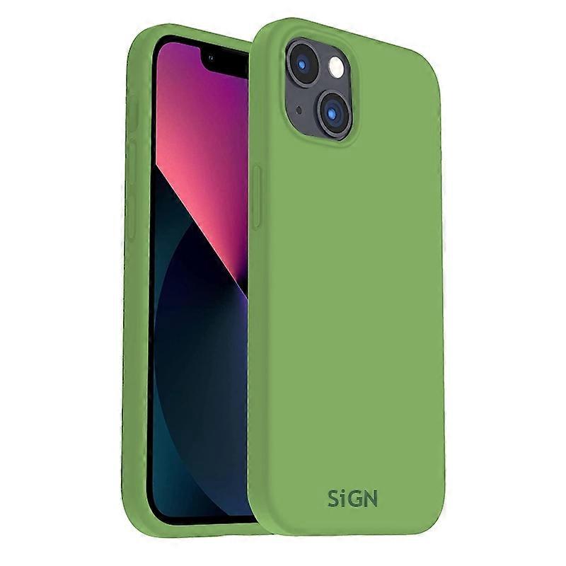 Liquid Silicone Case for iPhone 14 Plus - Jade Green