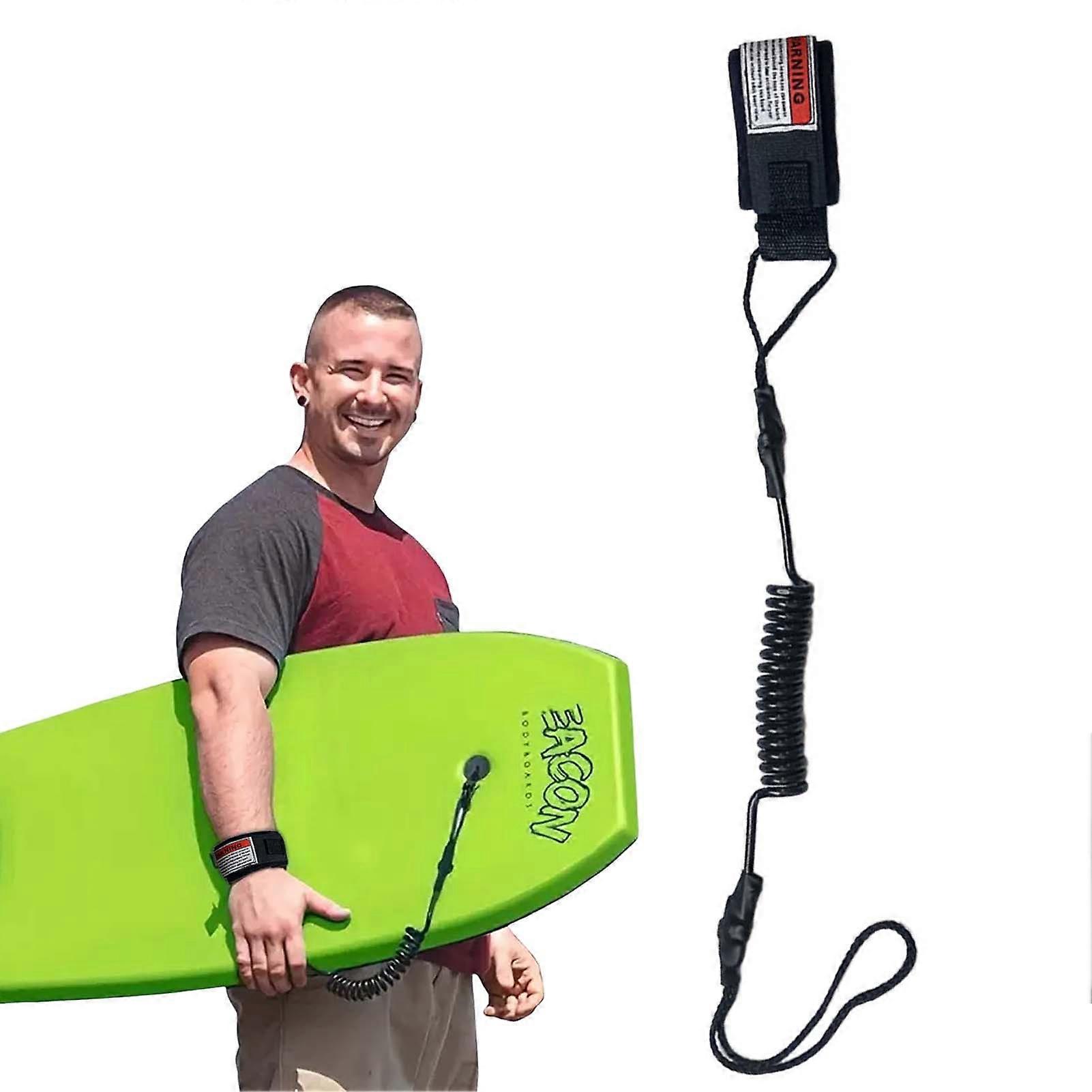 Safety Surf Board Leashes Easy Pull Tab Adjustable All-Round Leash Suitable for Training Exercise