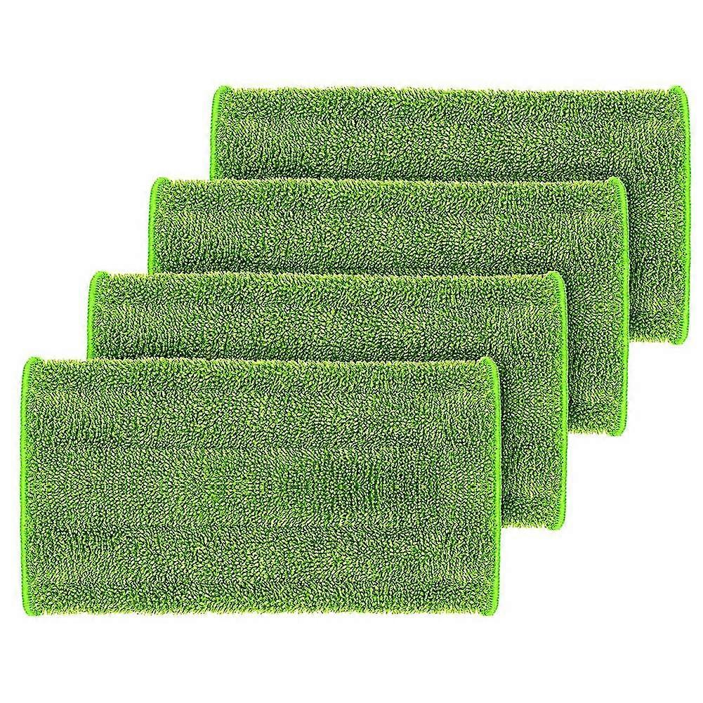 4PCS Microfiber Reusable Mop Pads Compatible for Wetjet Washable Absorbent Mop Refills Pads