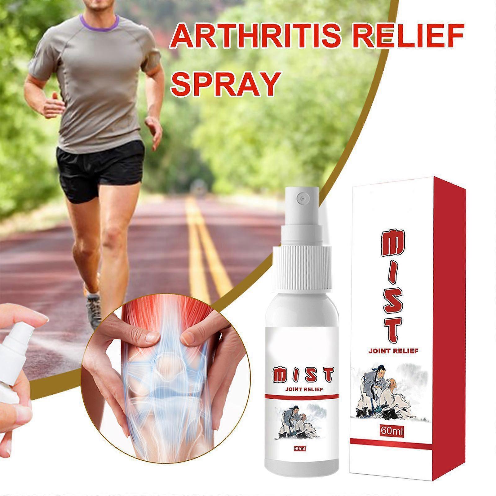Joint Gout Spray Herbal Extract Pain Relief Mist Body Care Spray for Knees Joints Lower Back External Use 60ML