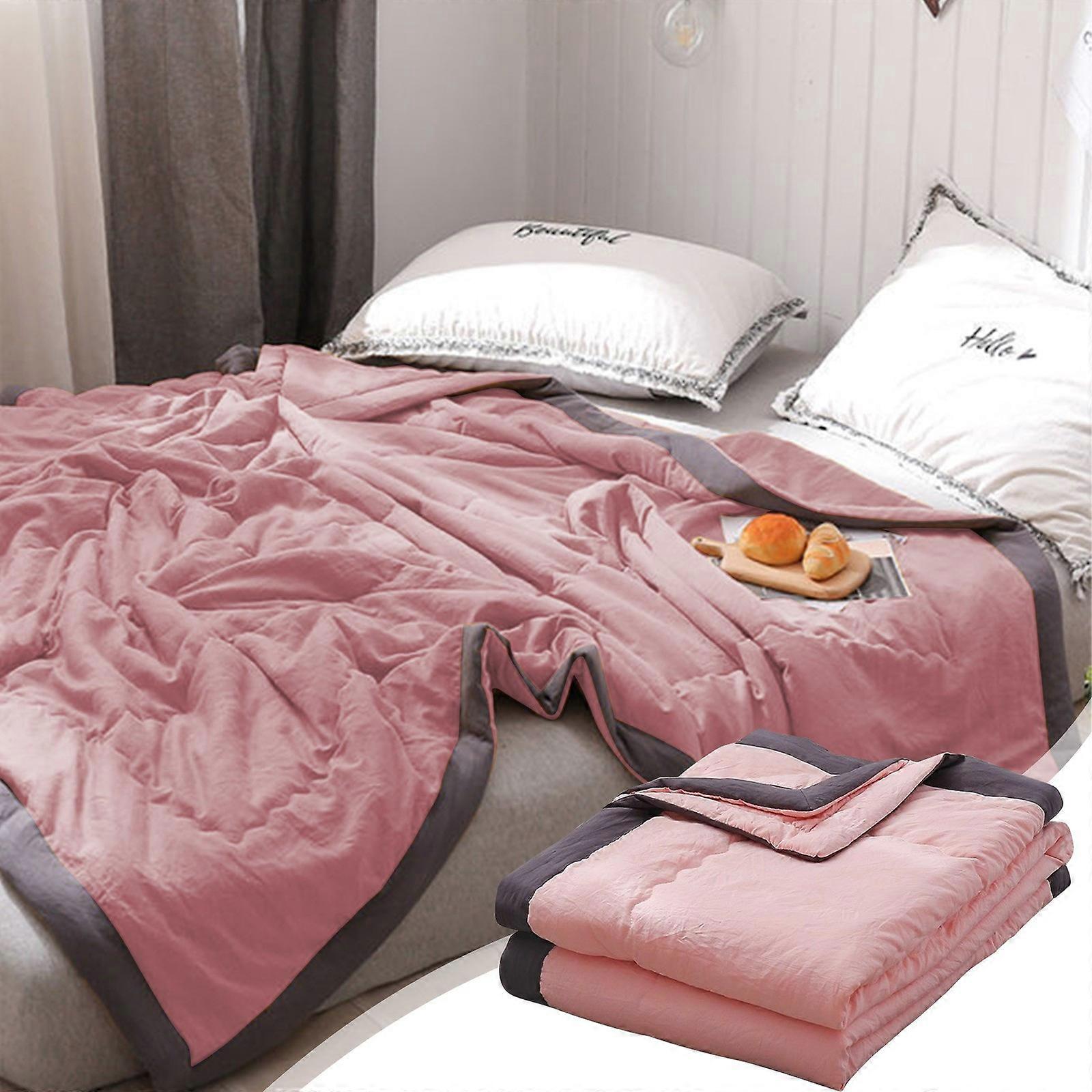 Summer Cool Quilt Blanket Summer Ice Blanket Suitable For Hot Sleepers And Night Sweaters Bed Light Ice Blanket Sofa Ice Blanket Fan Summer Sleep Quil