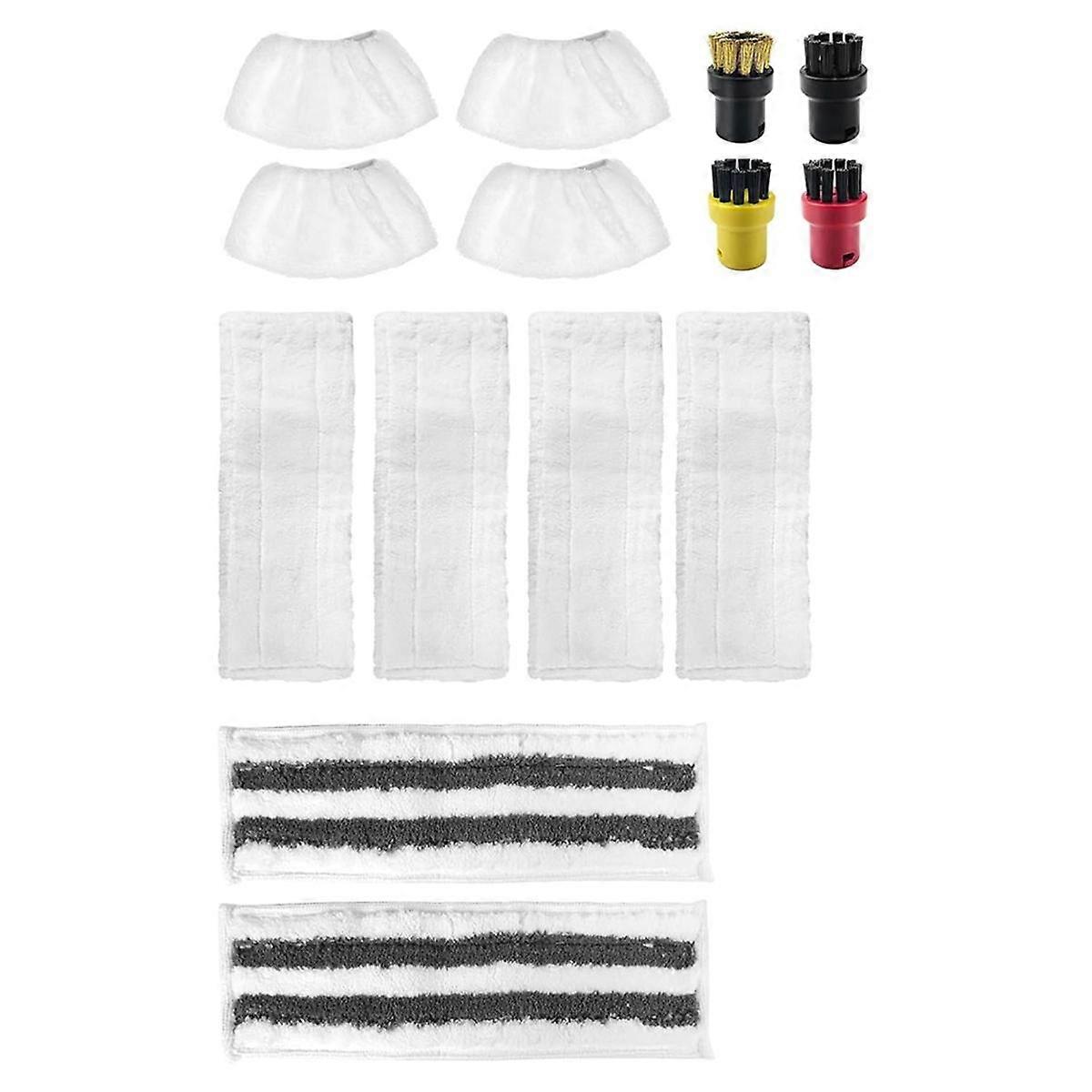 Accessories for Steam Cleaner, Microfibre Floor Cloth Set for Easyfix Sc2 Sc3 Sc4 Sc5 Floor Nozzle