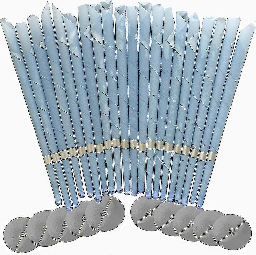 20pcs Κεριά αυτιών Heilwiy. Σετ κεριών αυτιών με φυσικό οργανικό κερί μέλισσας (δώρο προστασίας στάγδην