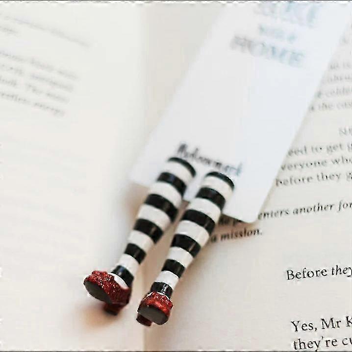 邪悪な魔女手作りブックマーク - 面白い足ブックマークの装飾本愛好家やコレクターのためのユニークなギフト