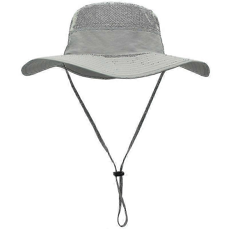 Fishing Boonie Sun Hat: Wide Brim Foldable & Adjustable Bucket Sunhat/waterproof Breathable Cooling Mesh Hat (bebetter)