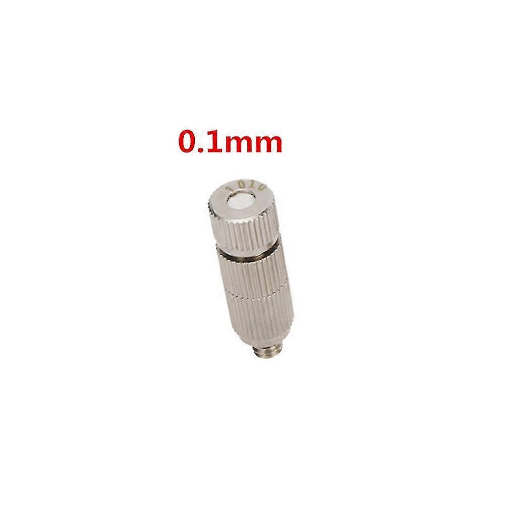 1pc Copper 3/16\"male Thread High Pressure Misting Nozzle With Ceramic Filter