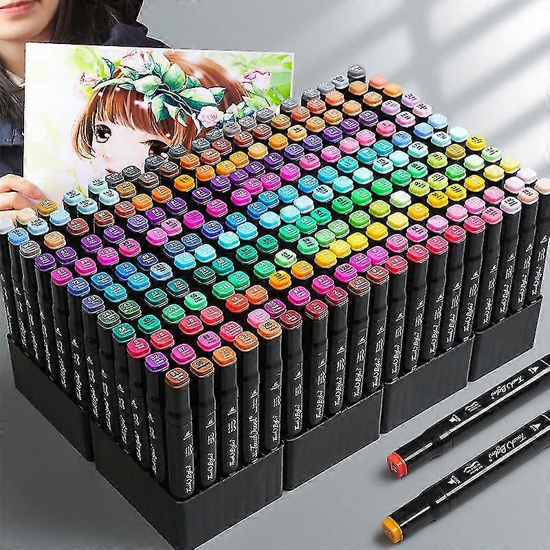 Soft Hair Note Pen Set Sketch Brush Marker Alcohol-based Comic Drawing Animation