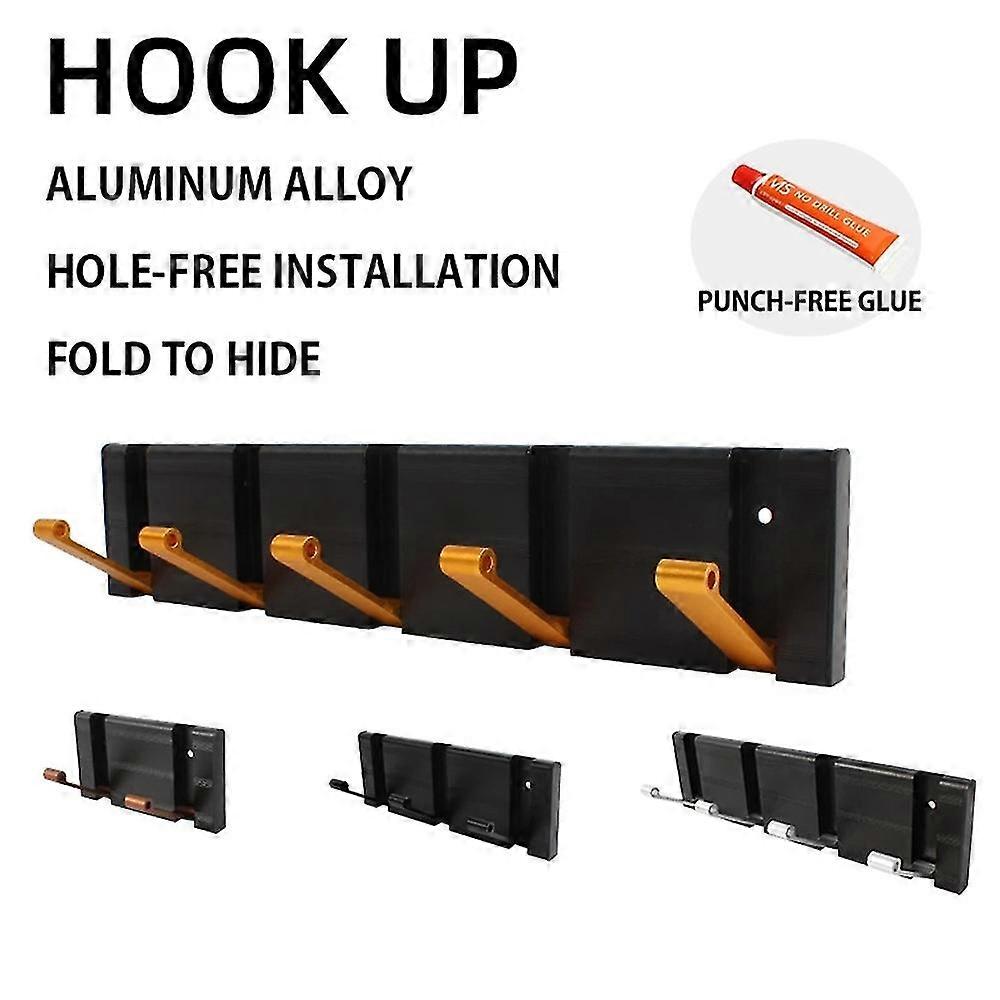 Rv Hidden Folding Hook Rv Bathroom Hidden Coat Hook Rv Coat Hook 2 Hooks Suitable For Rv Caravan Cam