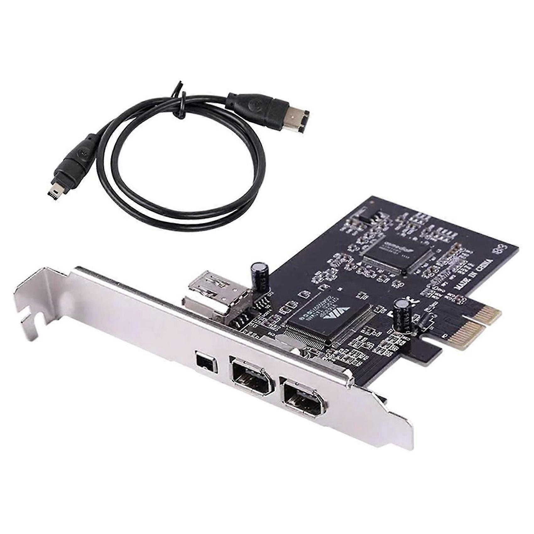 Pcie Firewire karta pro Windows 10, ieee 1394 PCI Express řadič 4 porty (3 x 6 pin a 1 x 4 piny)