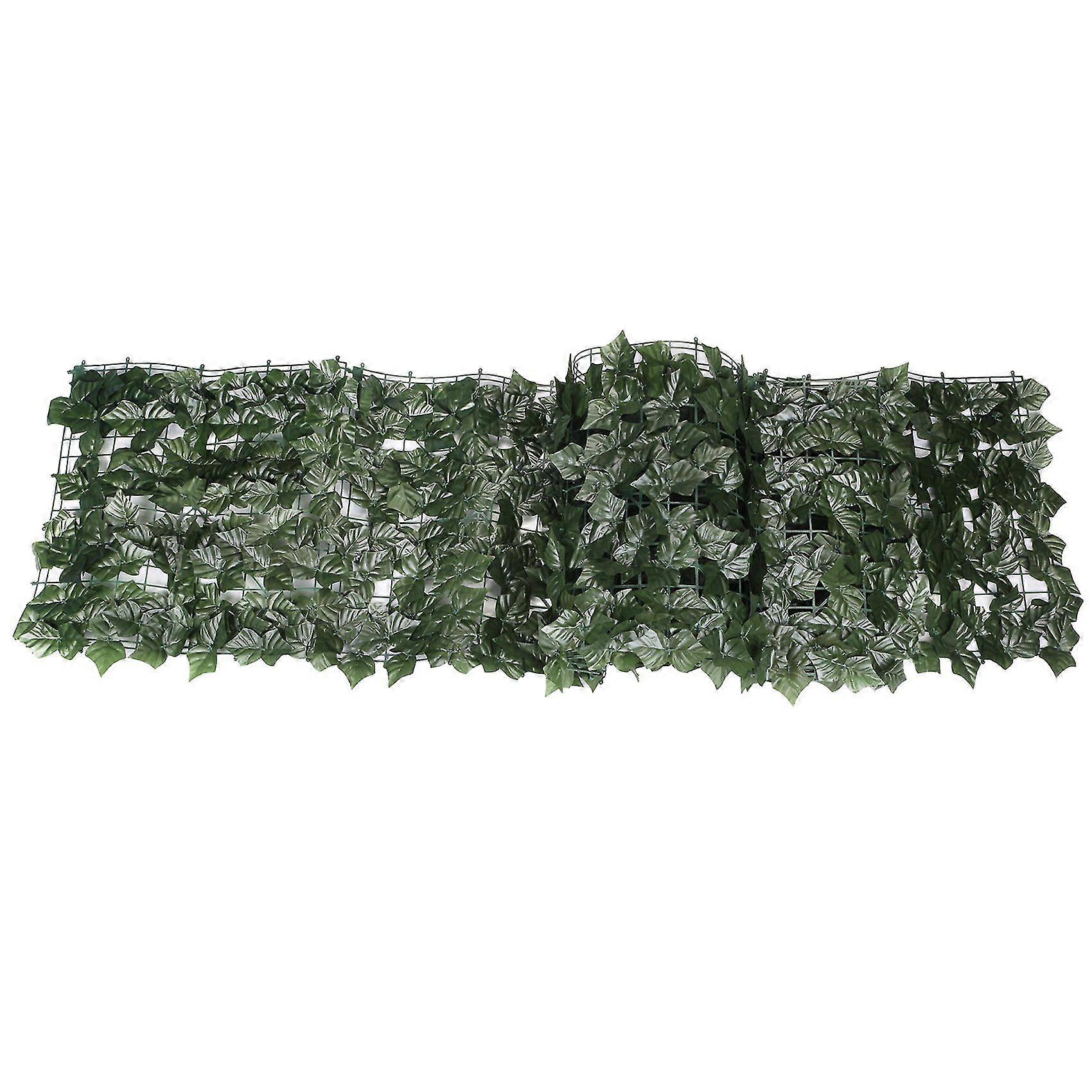 Artificial Ivy Privacy Fence Screen, 118x19.6in Artificial Hedges Fence And Faux Ivy Vine Leaf Deco