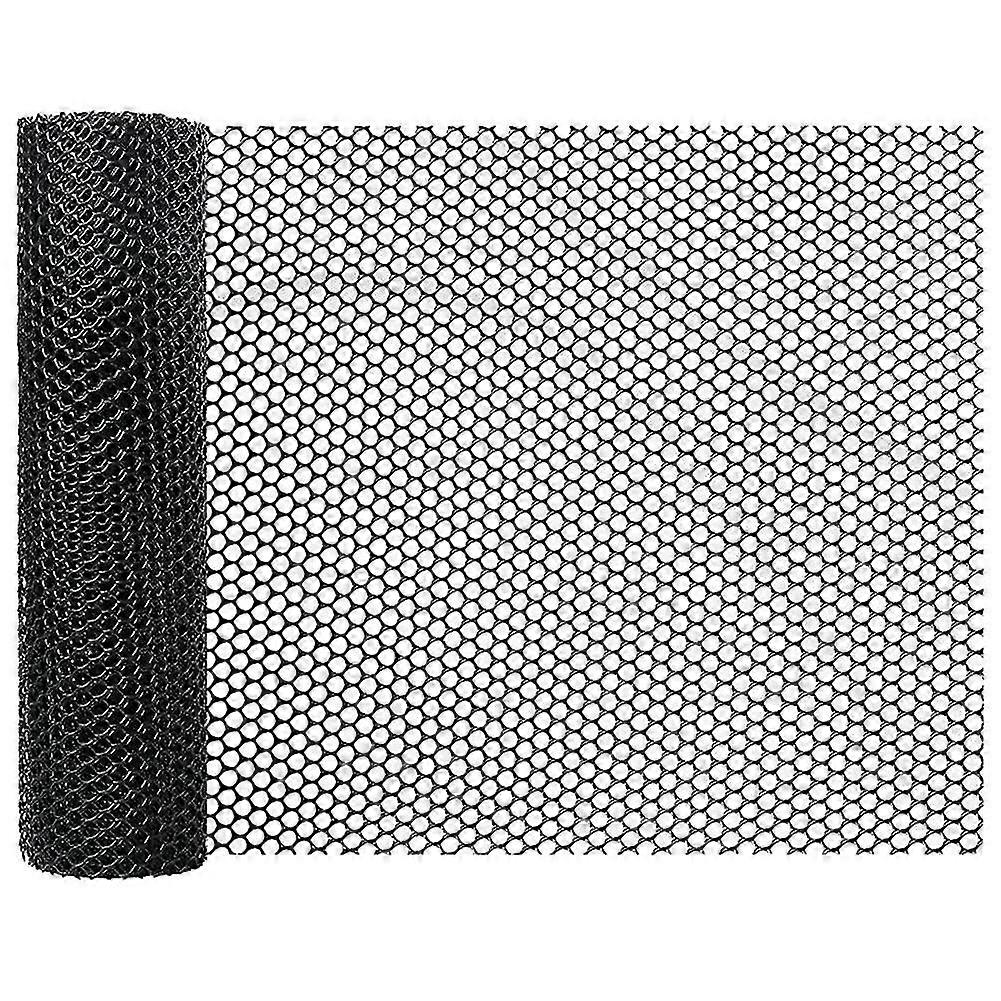 Cerca de plástico para galinhas de 15,7 polegadas x 10 pés, arame de cerca hexagonal para jardinagem, aves, galinhas