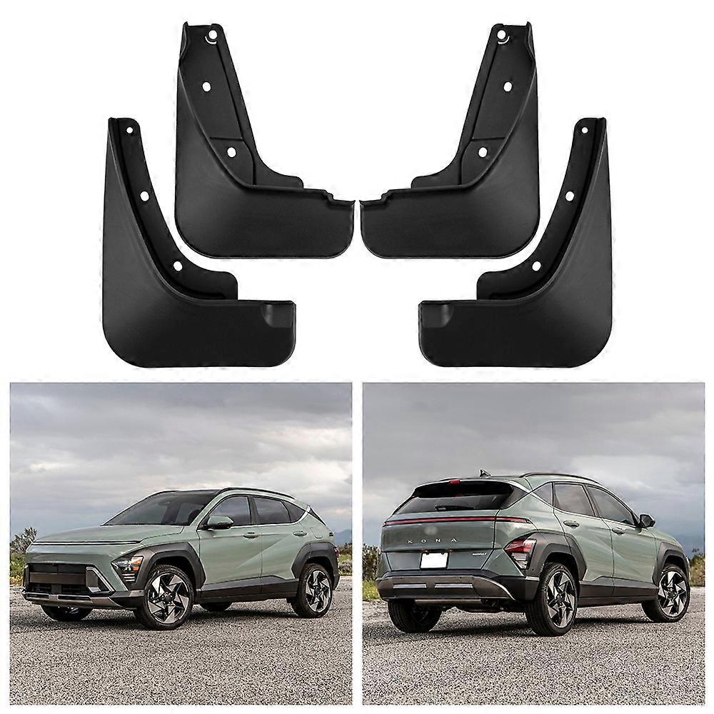 Excellent MudFlaps for Hyundai KONA 2024 Hybrid Mudguards Mud Flaps ...