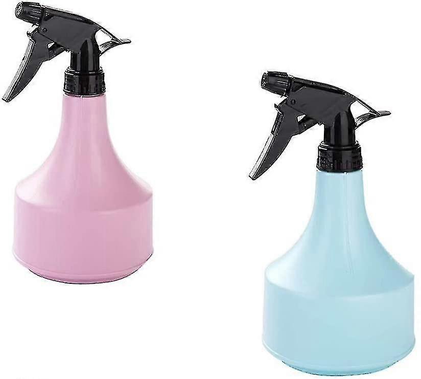 2 Pcs 500ml Empty Spray Bottle Plastic Spray Bottle Multipurpose Garden Sprayer with Adjustable Nozzle