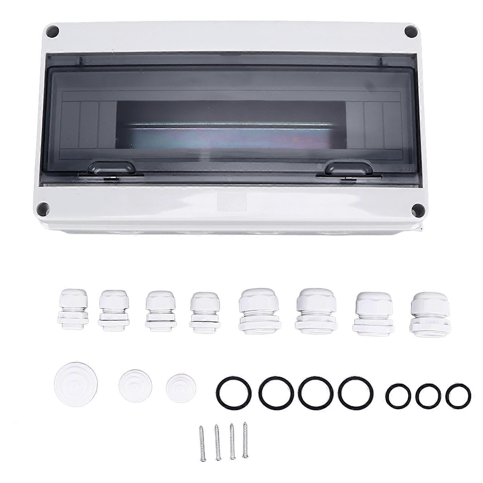 Power Distribution Box Outdoor Waterproof IP65 Circuit Breaker Junction Box for MCB Power HT 18W