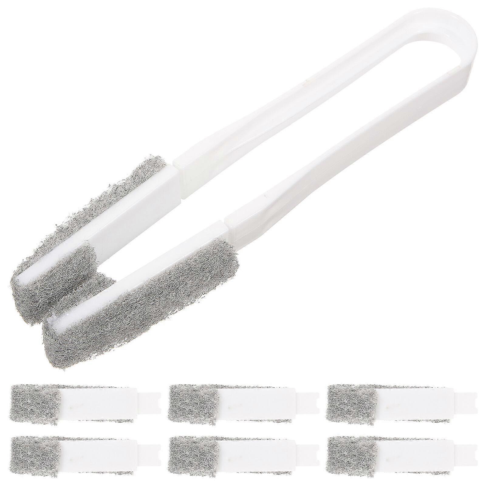 1 Set Shutter Brushes Compact Blinds Brushes Portable Vent Cleaners with Replaceable Brush Head