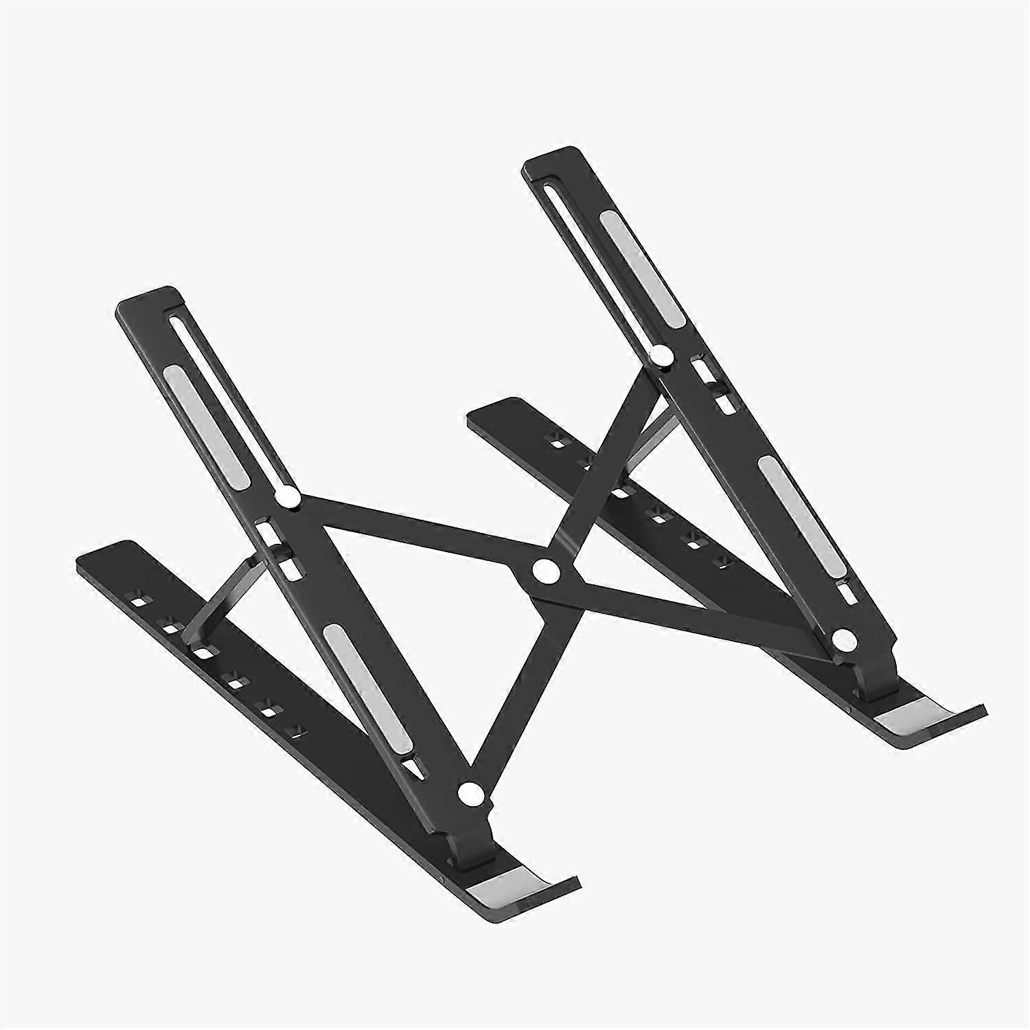 Suporte dobrável portátil para laptop de alumínio | Suporte de mesa com ajuste de altura de 6 níveis | Compatível com 11 polegadas/11.6/13.3 polegadas/14 polegadas/15 polegadas/15.6 LA