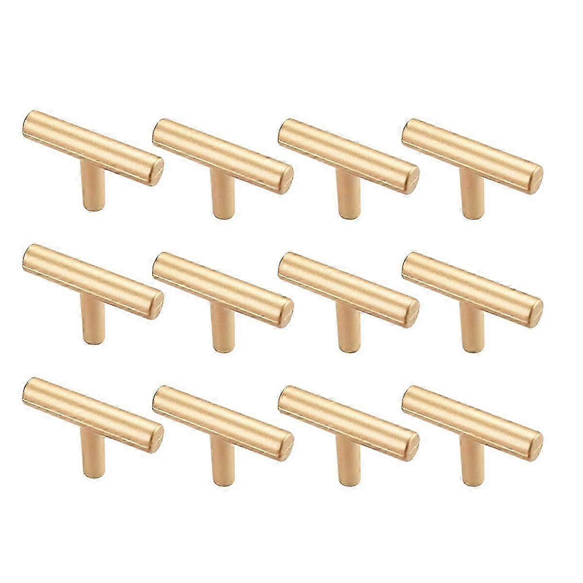 12 حزمة مقابض خزانة المطبخ نحى النيكل مجلس الوزراء يسحب 46mm T بار مقابض مع مسامير لخزائن أبواب الحمام