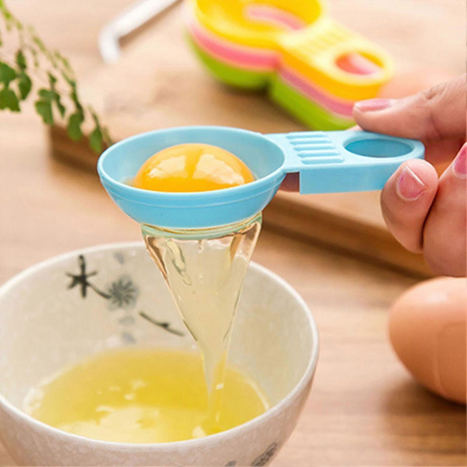 Egg Separator Egg Yolk Separator Food Grade Egg White Strainer Filter Separator For Home Kitchen Baking And Cooking