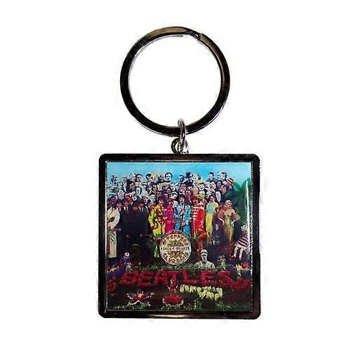 The Beatles Sgt Pepper Album Photo Print Keyring